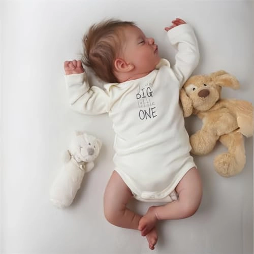 Reborn Baby Doll - 18 Inch Silicone Vinyl Closed Eyes Ages 3+