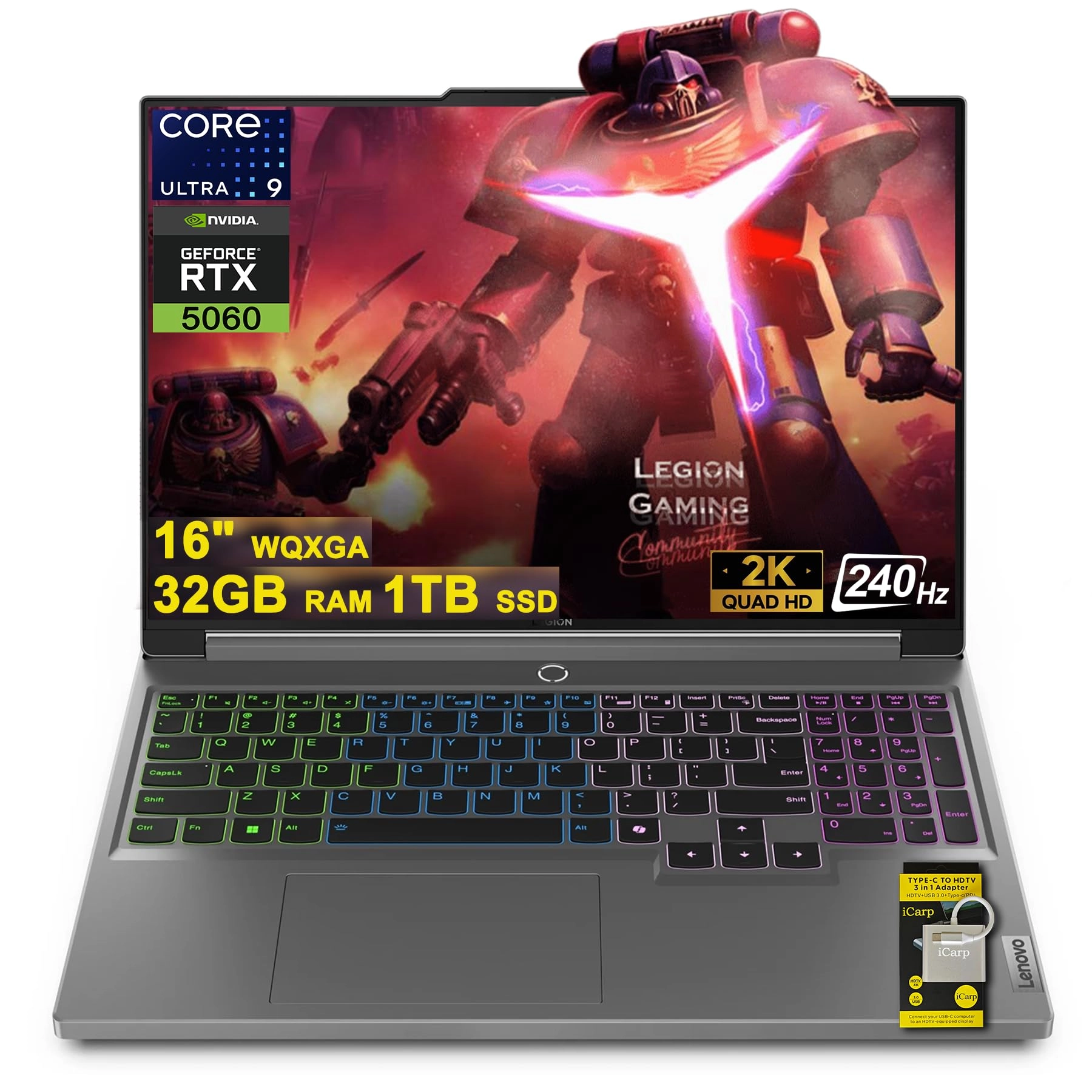 Legion 5 16IAX10 - 16'' Core Ultra 9 275HX 32GB DDR5 1TB SSD