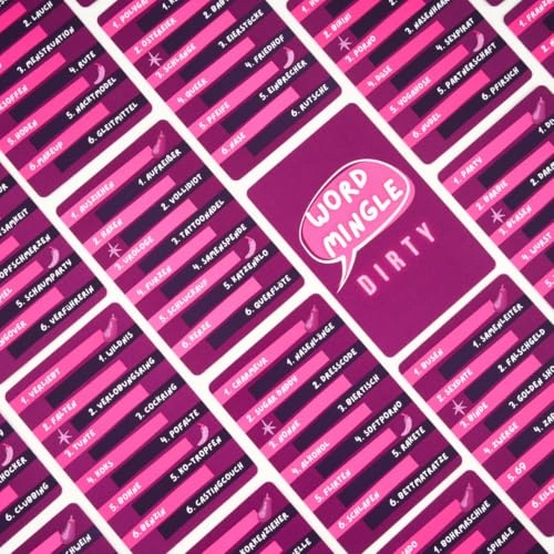 WORD MINGLE - German Teenagers/Adults