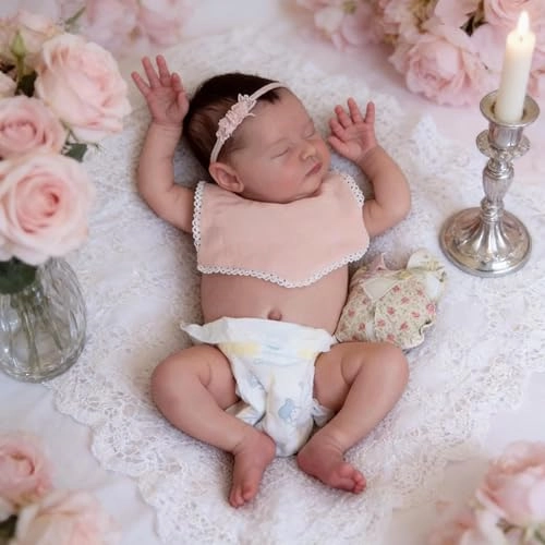 LOULOU Reborn Baby Doll - 20 Inch Vinyl Girl Ages 3+