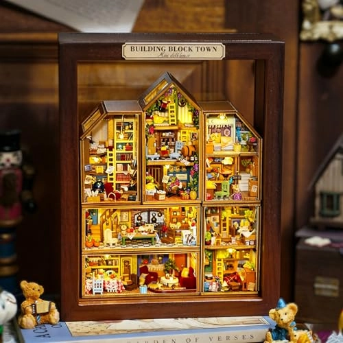 Miniature House Kit - Wood with Furniture
