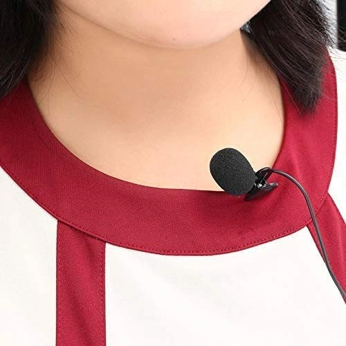 Collar Clip Lapel Mic 3.5mm-Mini-Jack Microphone