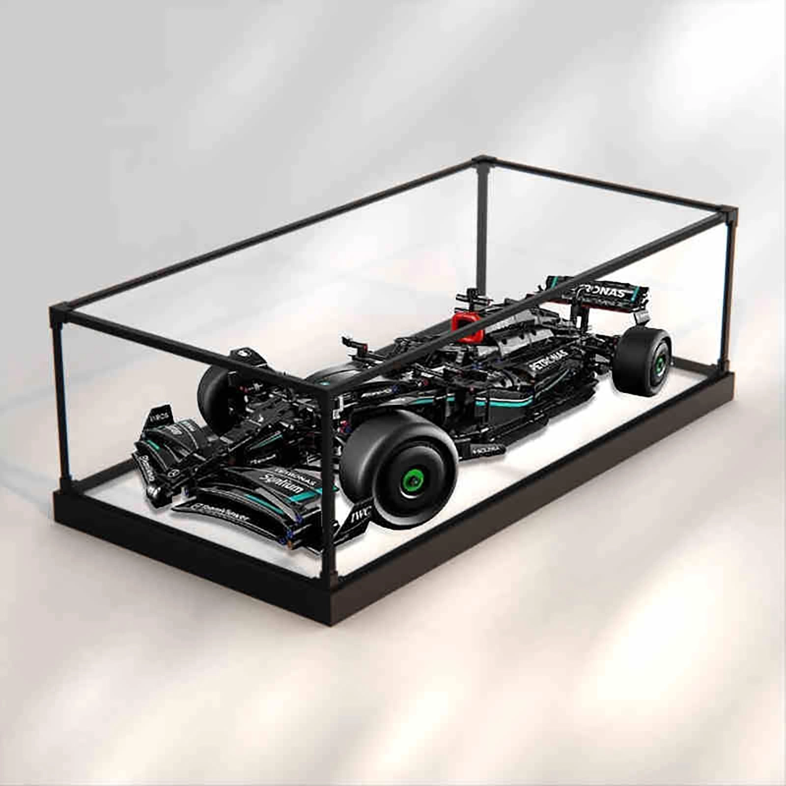 Acrylic Display Case - 70 x 30 x 20 cm White Base