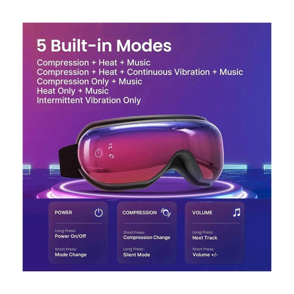 EM001 - Eye Massager Heat Bluetooth