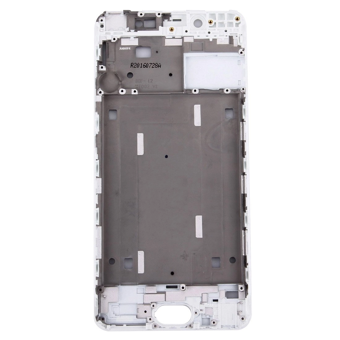 LxiJok Vivo X7 Plus Front Housing LCD Frame Bezel Plate - White