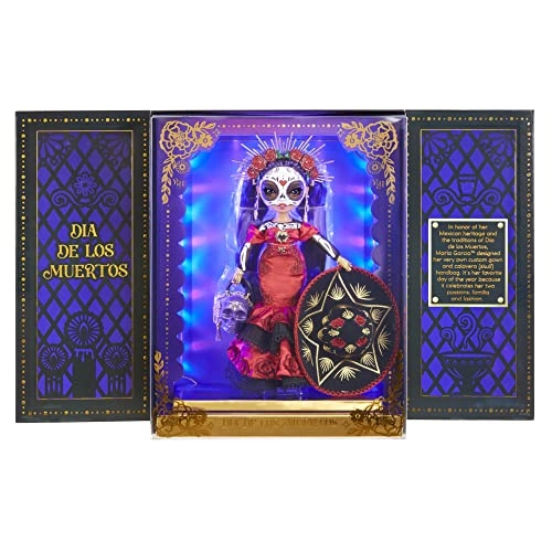 Maria Garcia Fashion Collectors Doll - Dia De Los Muertos Celebration Edition Ages 19+ + Travel Accessory Bag