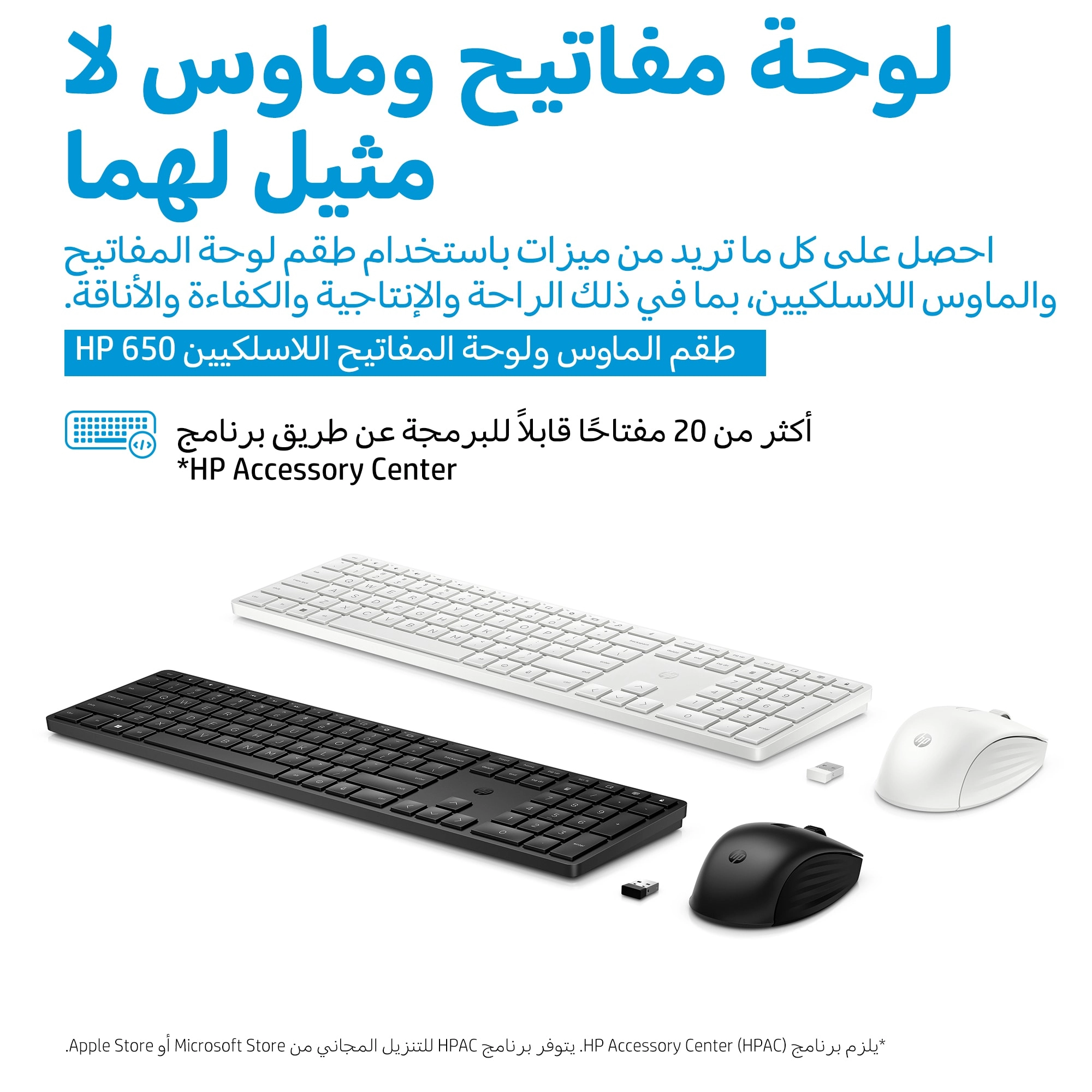 650 Wireless Keyboard And Mouse Combo - AR/EN Wireless