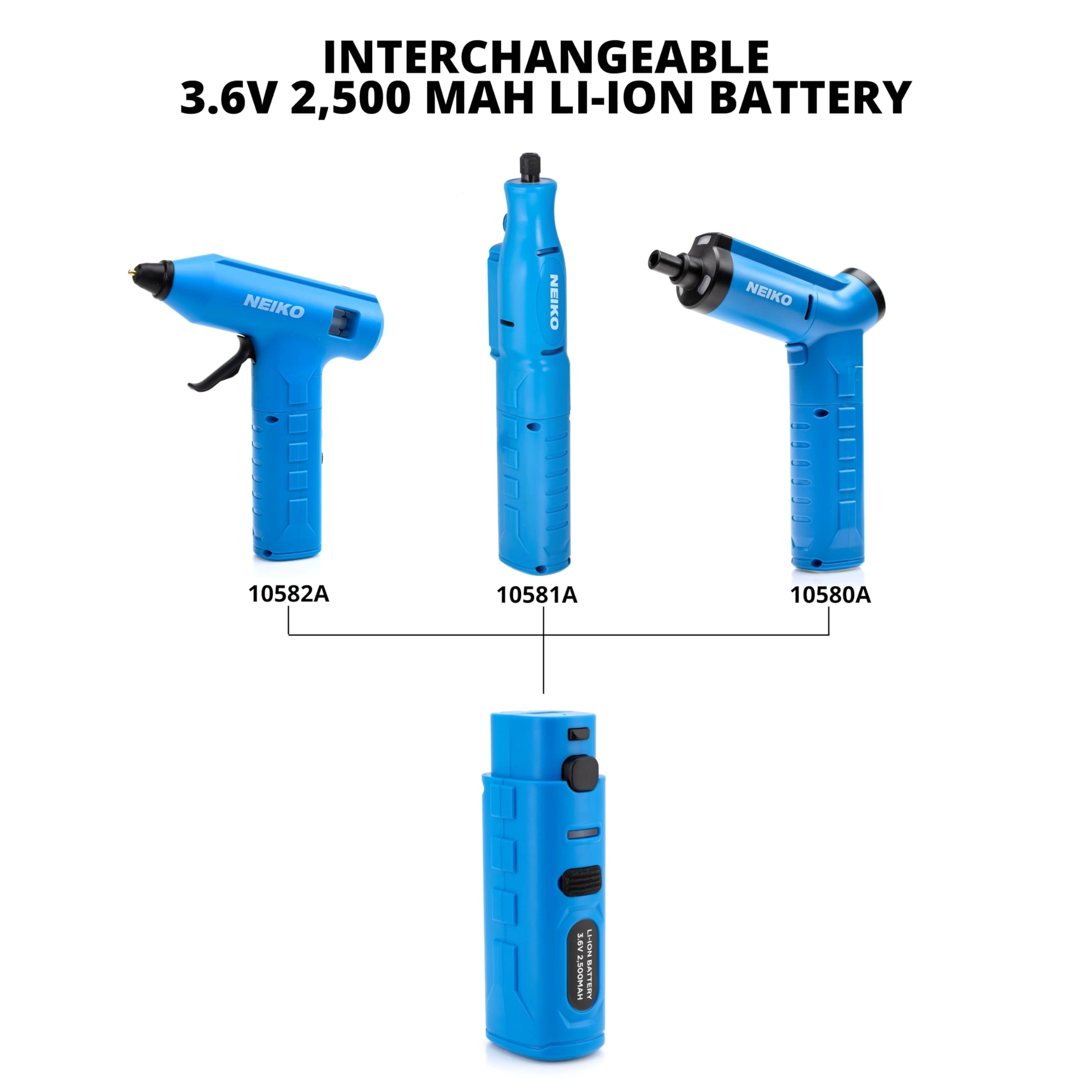 10580A Electric Screwdriver - 34pc 3.6V USB C