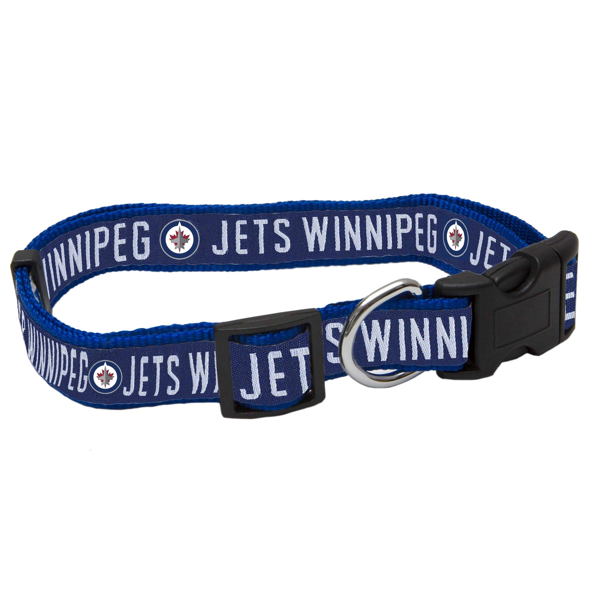 Pets First Winnipeg Jets Collar - Small Dogs & Cats