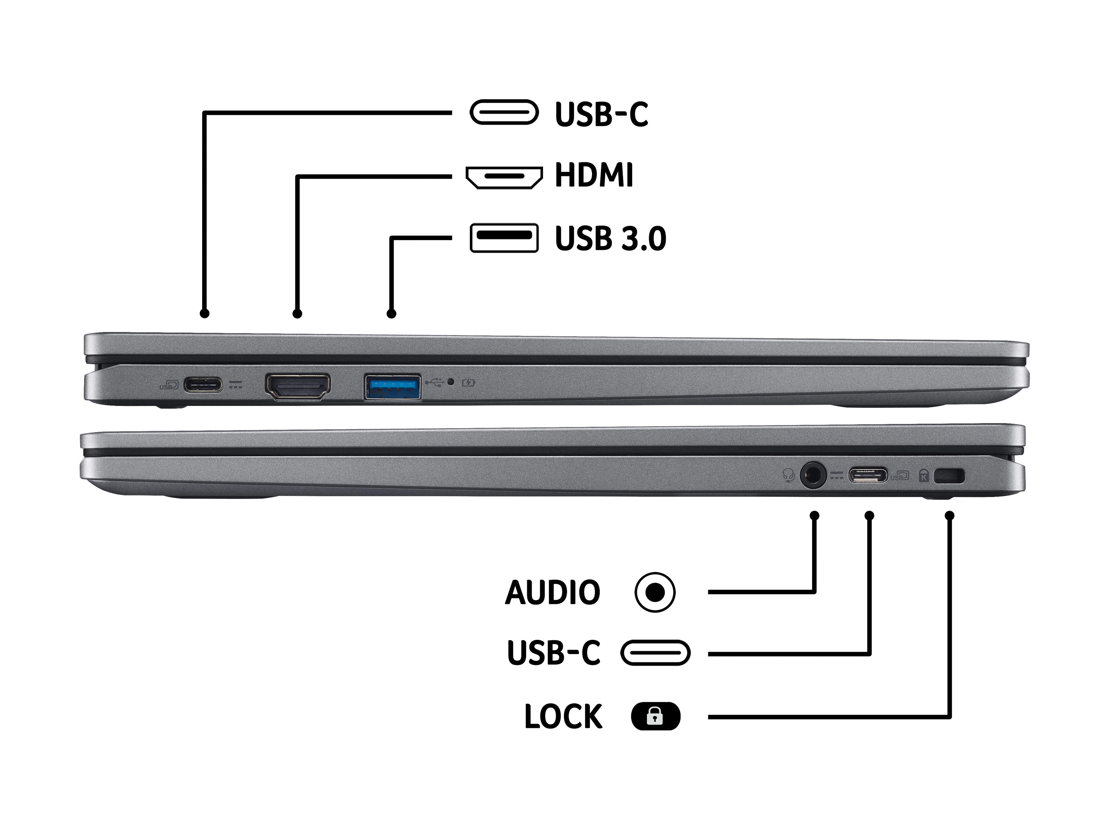 Chromebook Plus 514 CB514 - 14'' Core i3-N305 8GB DDR5 128GB SSD
