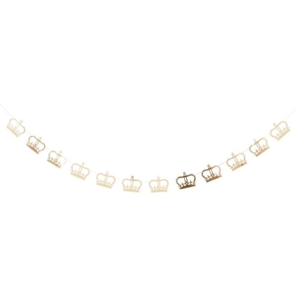 Party Zone Gold Crown Garland
