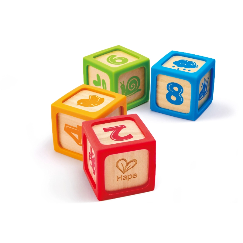 Grip-N-Stack Smart Blocks - Suitable for 6 months to 2 years 4 Pcs