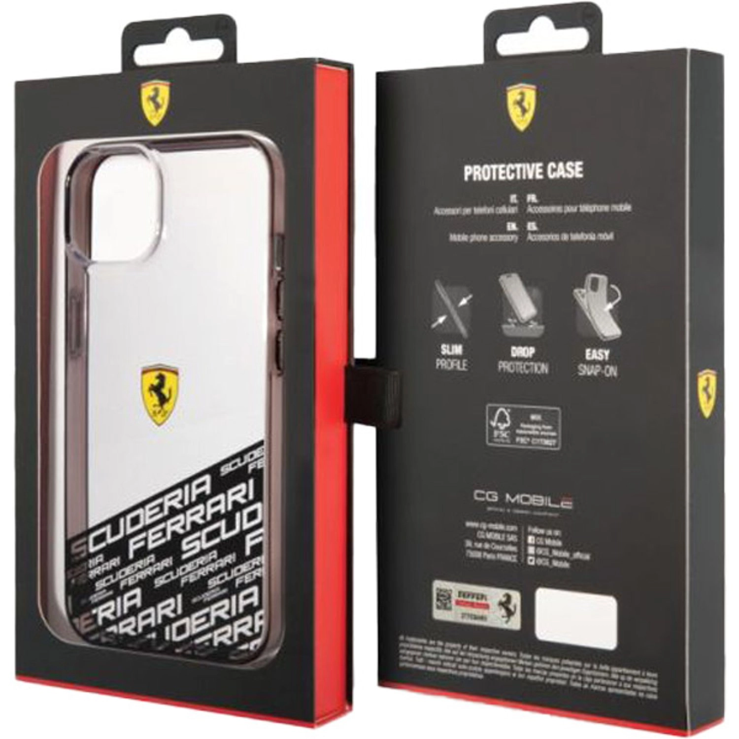 Gradient TPU Scuderia Case for iPhone 14