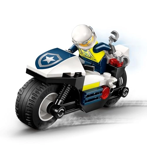 City Police Motorcycle Chase (60455) - Motorcycle 2 Minifigures Skateboard