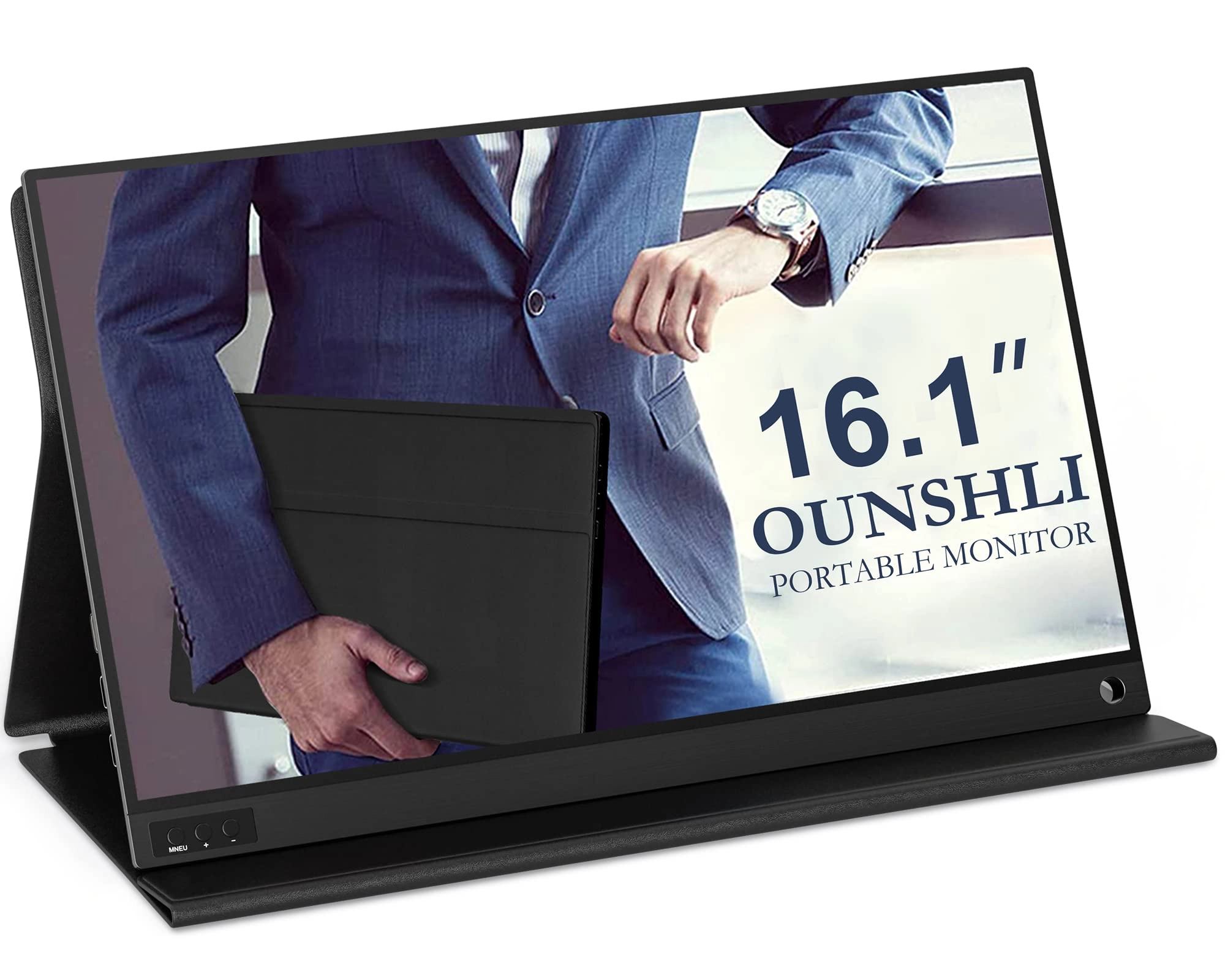 OUNSHLI Portable Monitor - 16.1 Inches 1920 x 1080