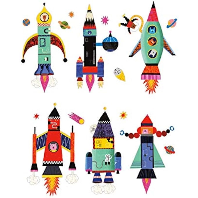 ROCKET SHIPS MAGNETIC BUILD-IT