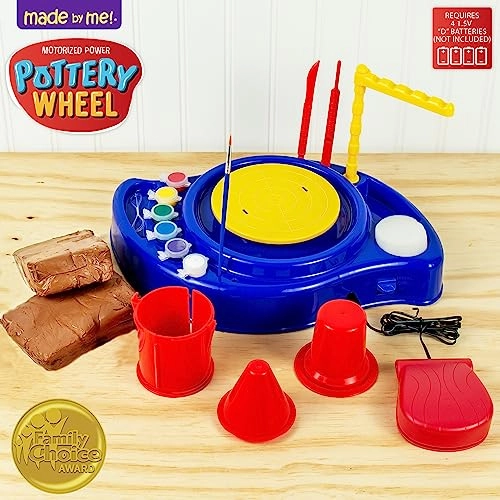 Motorized Power Pottery Wheel - Terra Cotta Clay 908g