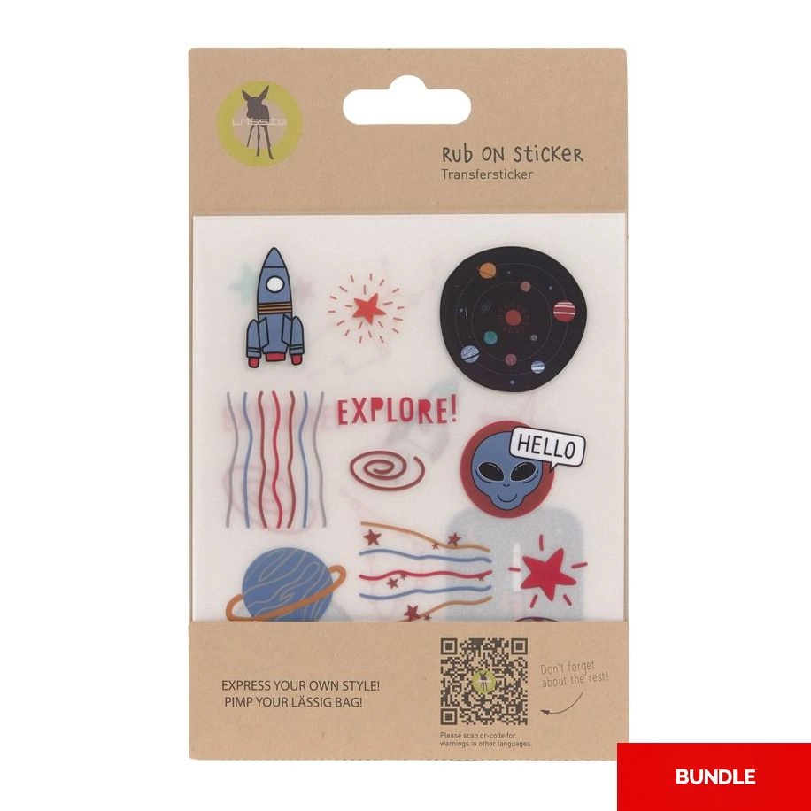 Lässig Space Sticker Book 3 pcs