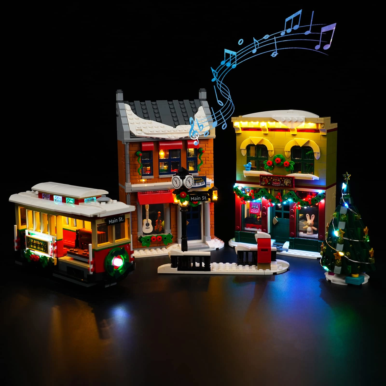 BrickBling LED Light Set 10308 - Sound Version Music