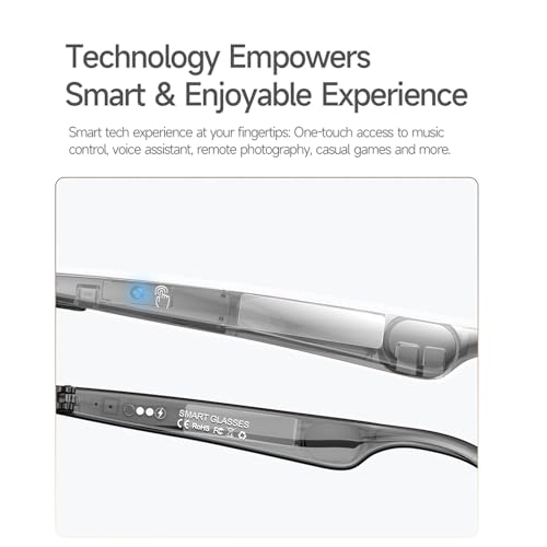 AI Smart Glasses - Real Time Translation 164 Languages BT Calling