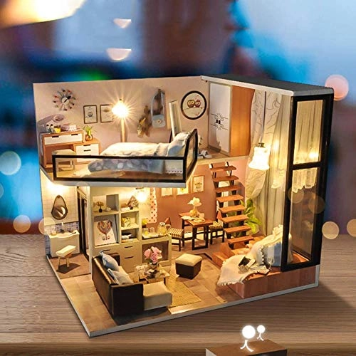 Dollhouse Miniature DIY House Kit - 1:24 Scale