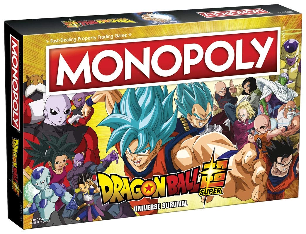 USAopoly Monopoly: Dragon Ball Z Recruit Legendary Warriors