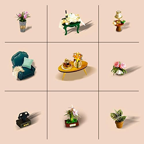 DIY Miniature Dolls House Kit - Cat Coffee Garden