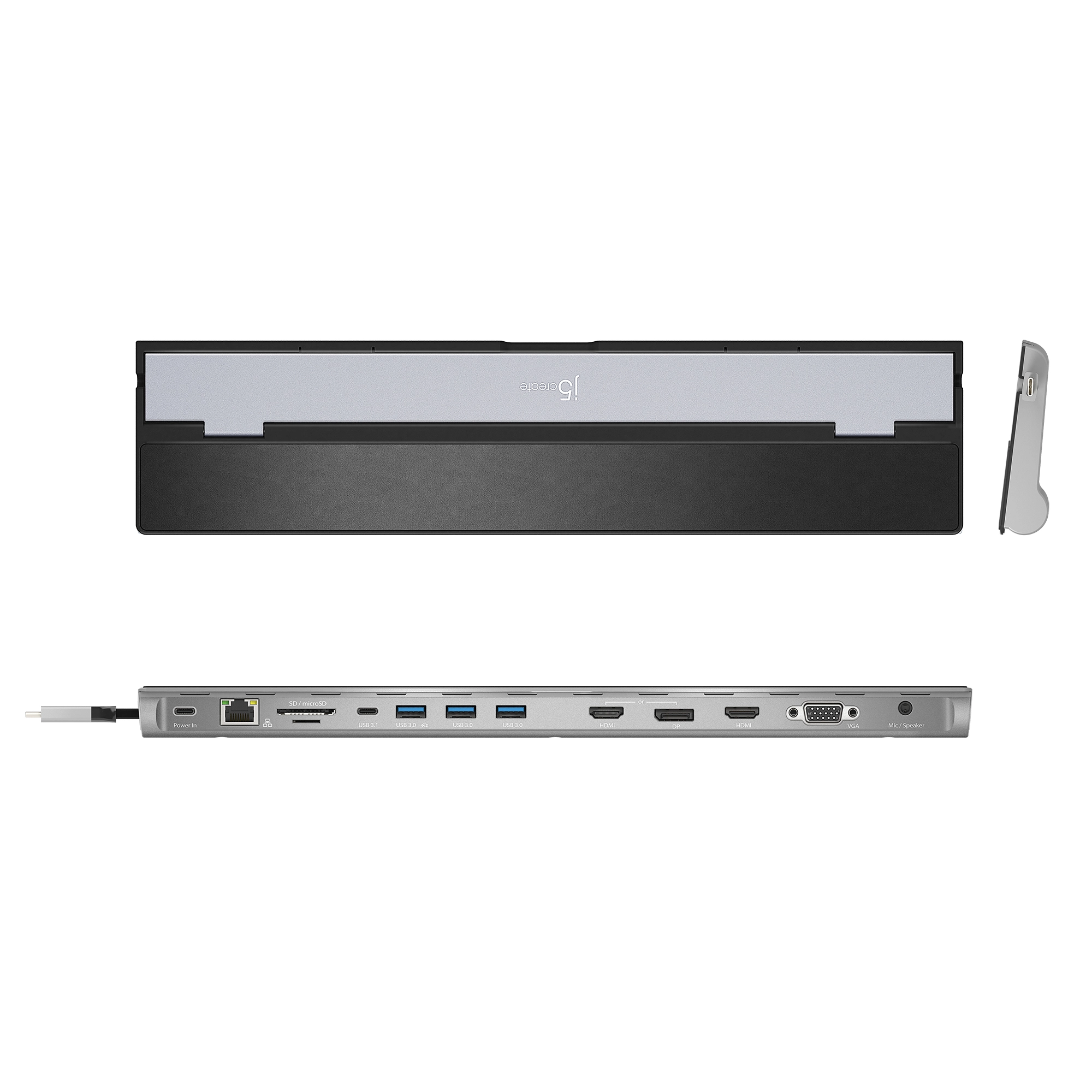 JCD543 - USB-C Triple Display Docking Station 100W Power Delivery