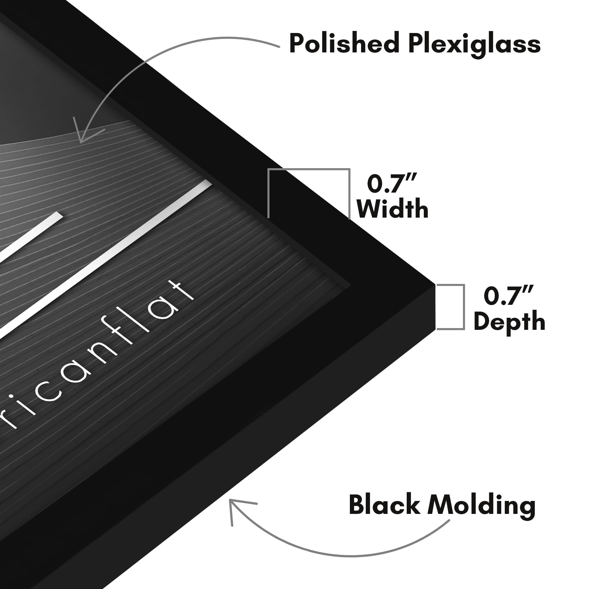 LX2222BLKNOMAT - 22x22