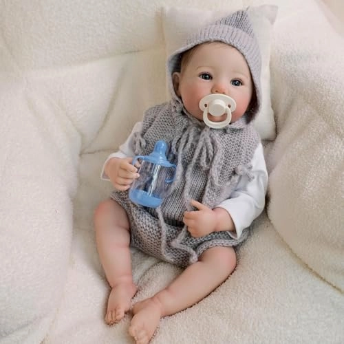 Abigail Reborn Baby Doll - 19 inch Silicone Full Body Boy Ages 3+