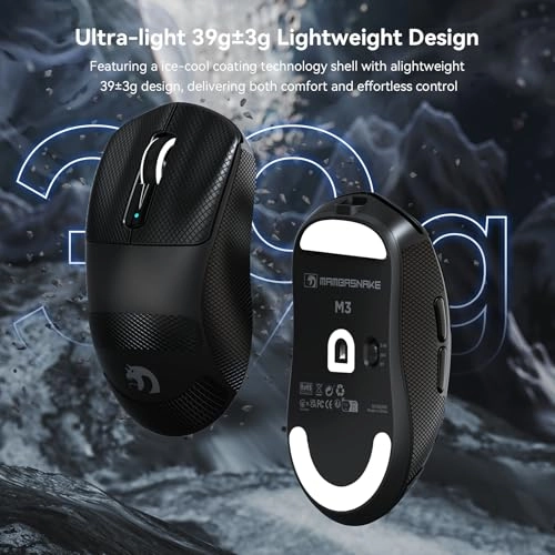 M3 Gaming Mouse - 2.4Ghz Wireless, Bluetooth, USB