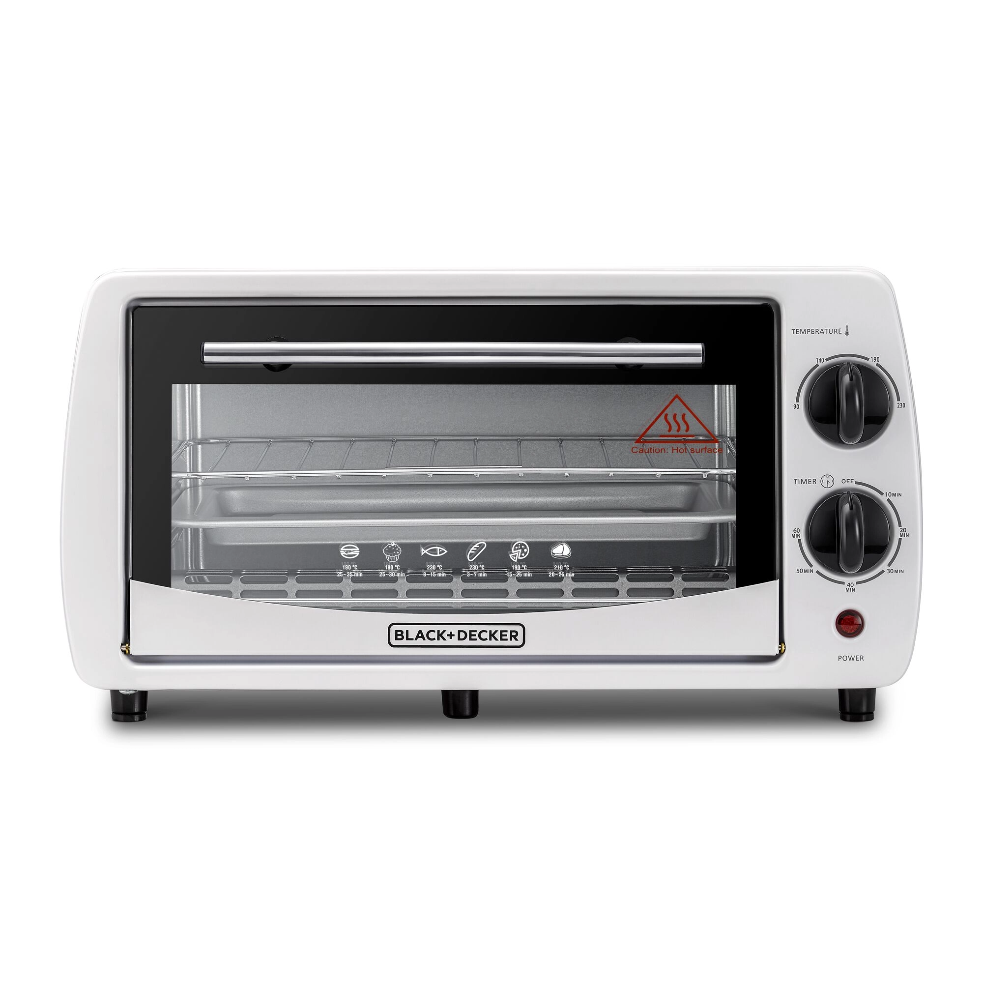 Double Glass Toaster Oven - 9L