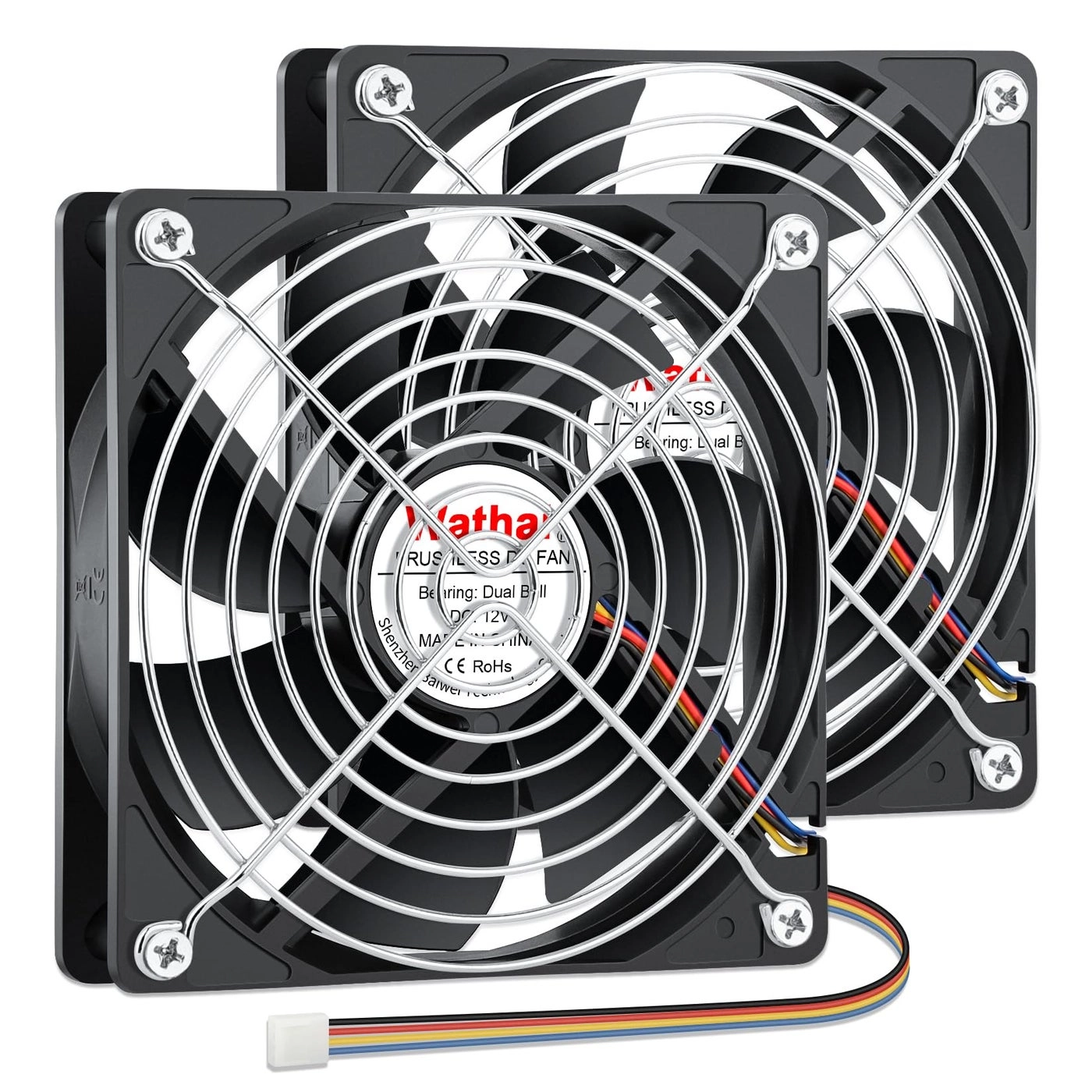 Wathai DC Brushless Cooling Fan - 120x120x25mm