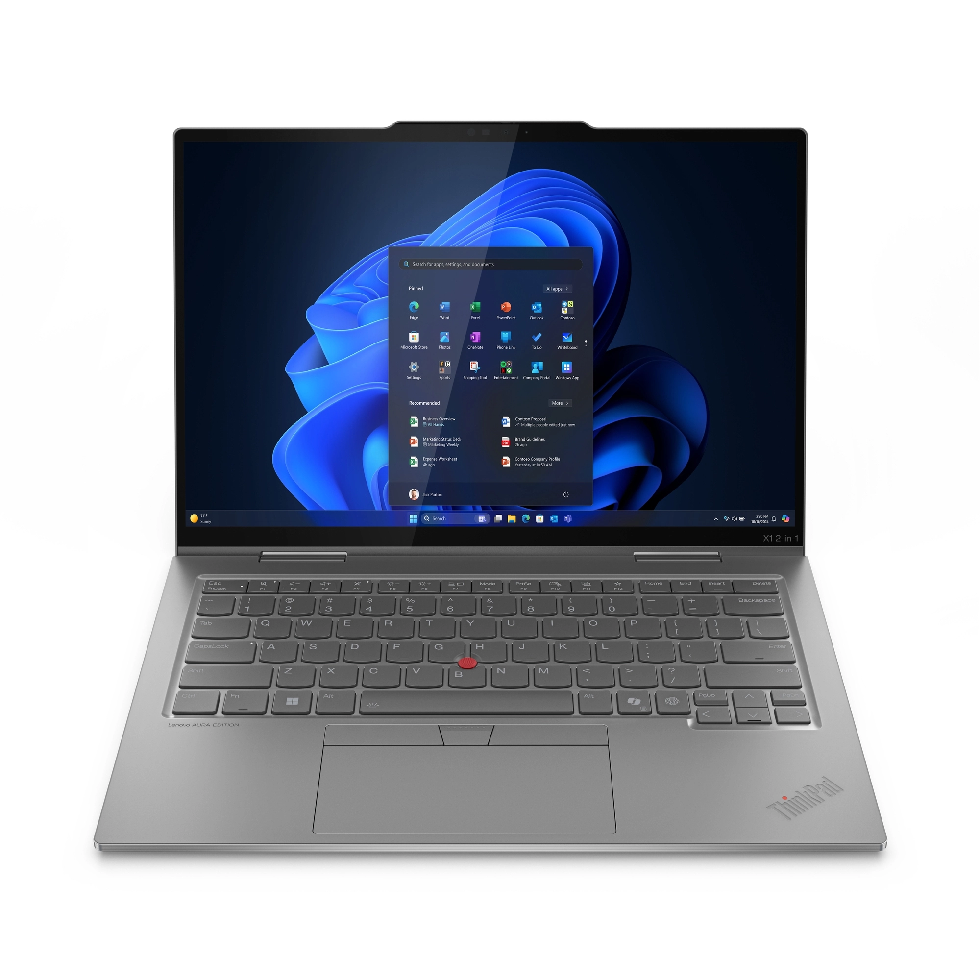 ThinkPad X1 2-in-1 Gen10 U7-258V - 14'' Ultra 7-258V 32GB 1TB SSD