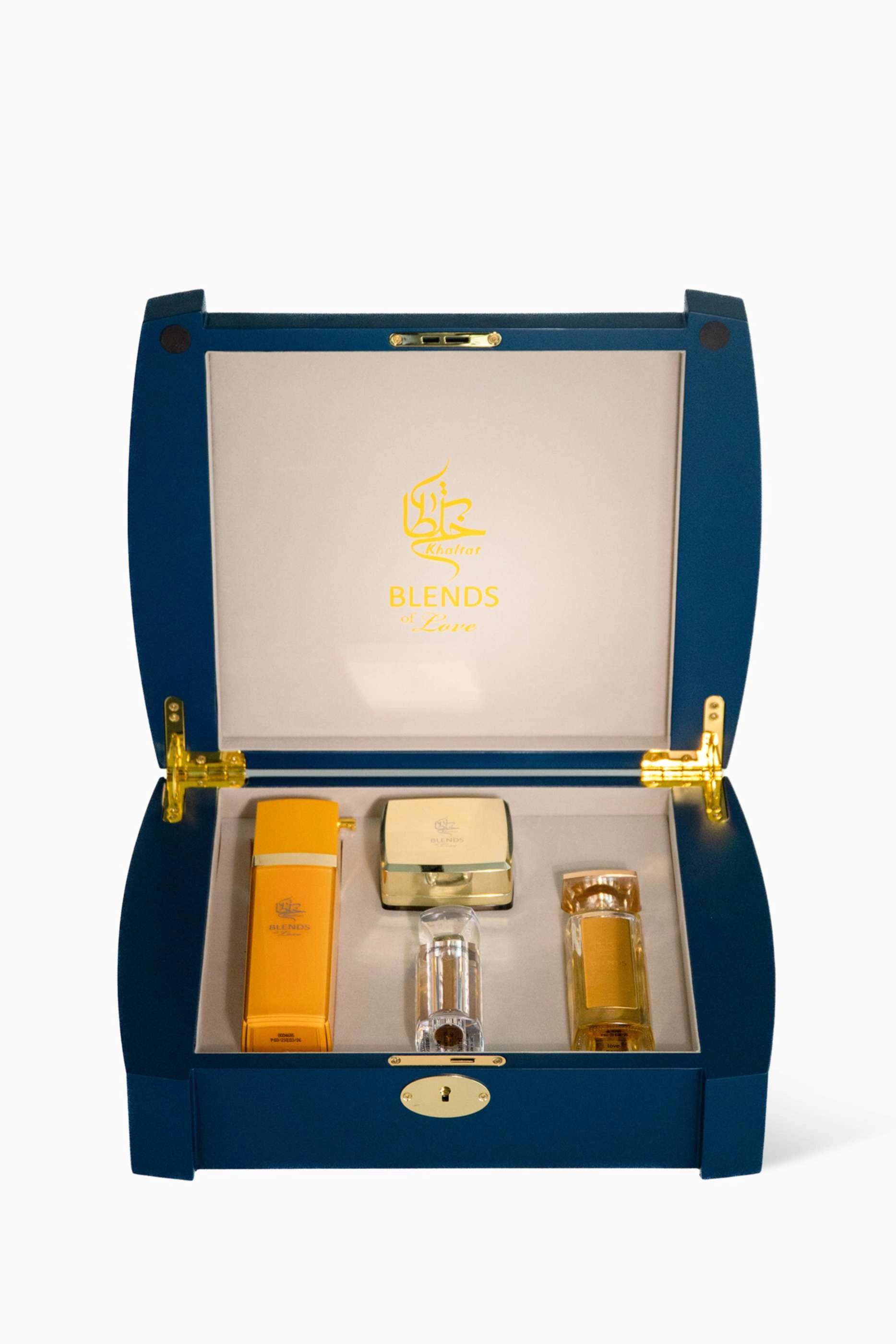 Khaltat Blends of Love Aloha Perfume - 65ml + Aloha Oil - 3ml + Aloha Oud - 20gm + Aloha Body Lotion - 140ml