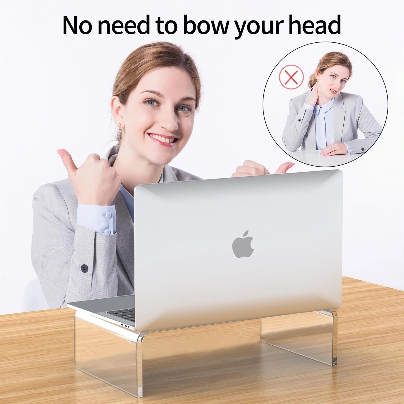 Acrylic Monitor Stand Riser