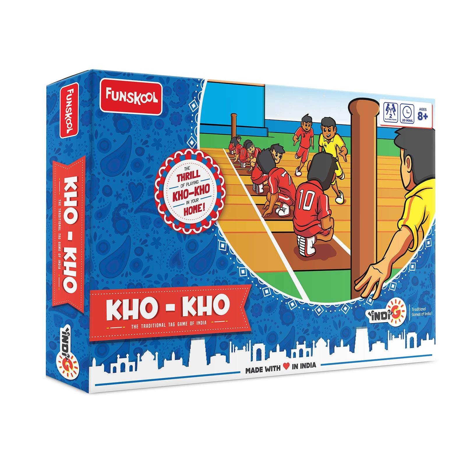Funskool Kho-Kho - 7 piece(s) 8 years and up English