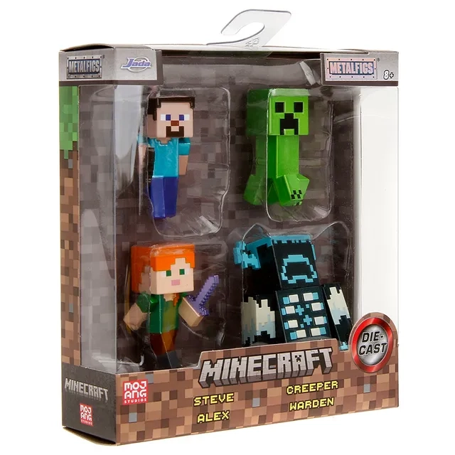 Minecraft Figures - Metal (sim-9336692314R00) 4 pcs