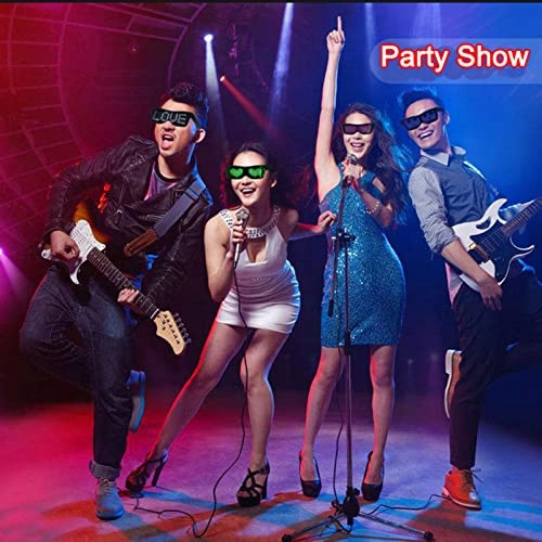 LED Light Glasses - USB Chargeable White