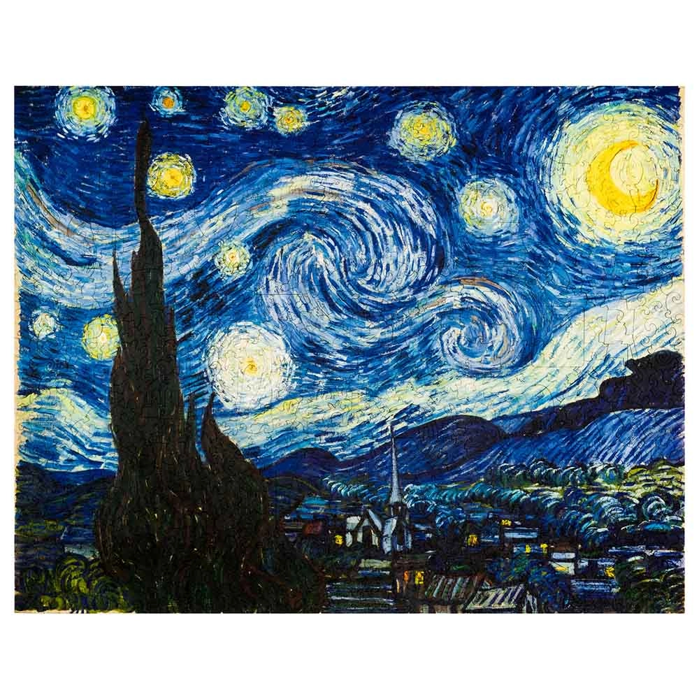 The Starry Night Wooden Puzzle (4107390-Art_Starry_Night) - 1000 pcs