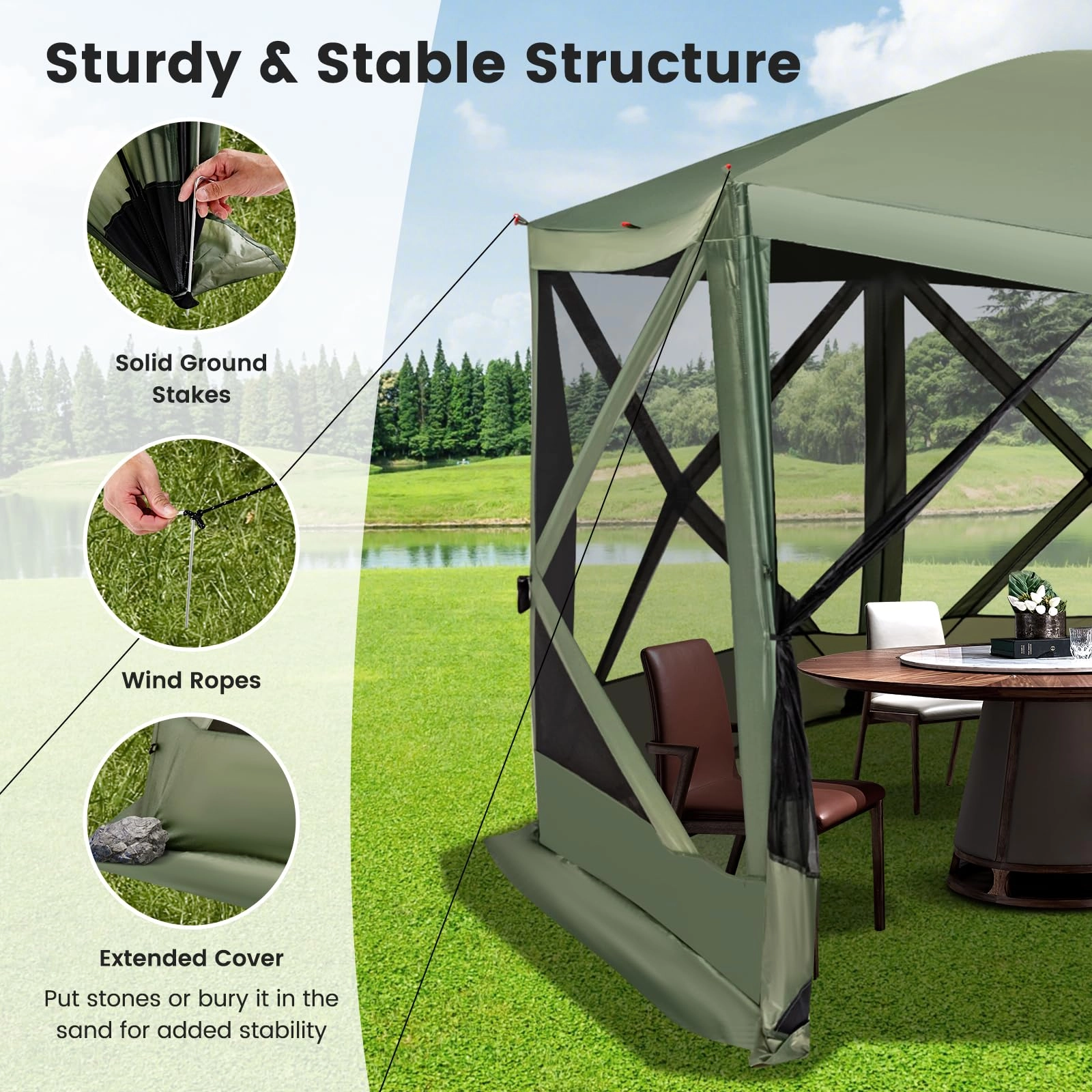 Pop up Camping Gazebo