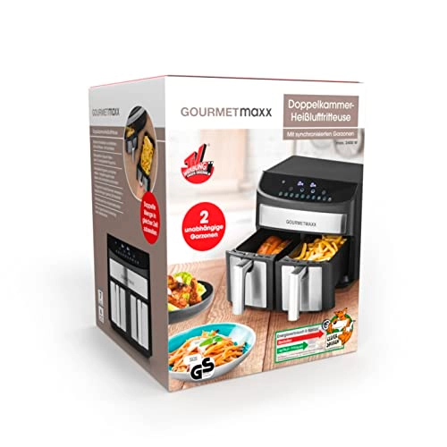 Dual Chamber Hot Air Fryer GOURMETmaxx