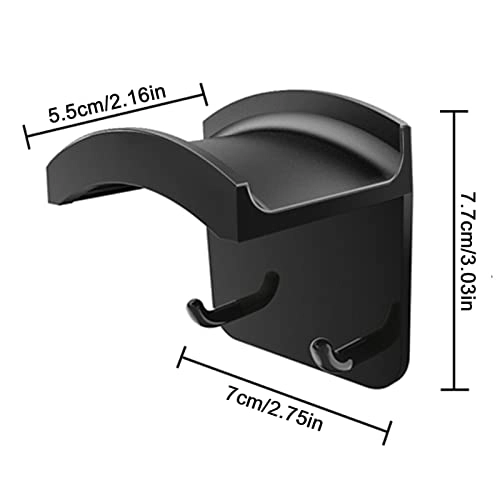 Headphone Hook for Universal - Double Hook 2KG Sticky Mount