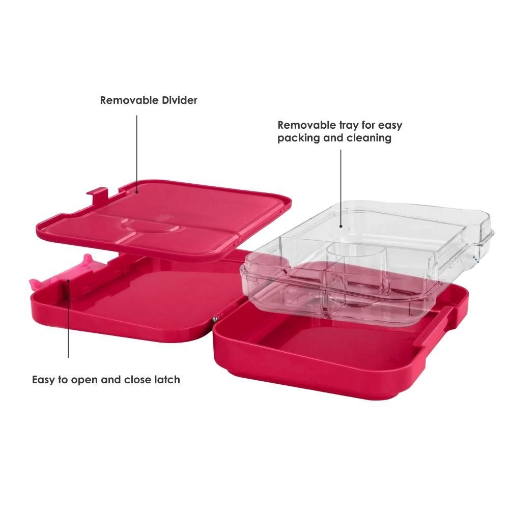 Elite Mini - 4 Compartment Leakproof Blue