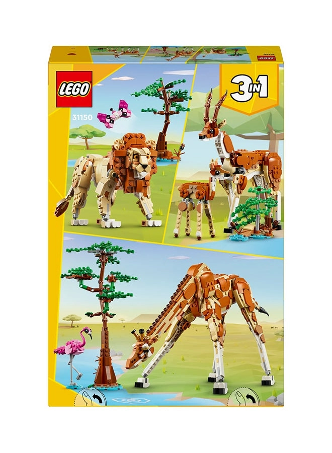 Wild Safari Animals (31150) - 3in1 Giraffe Gazelle Lion