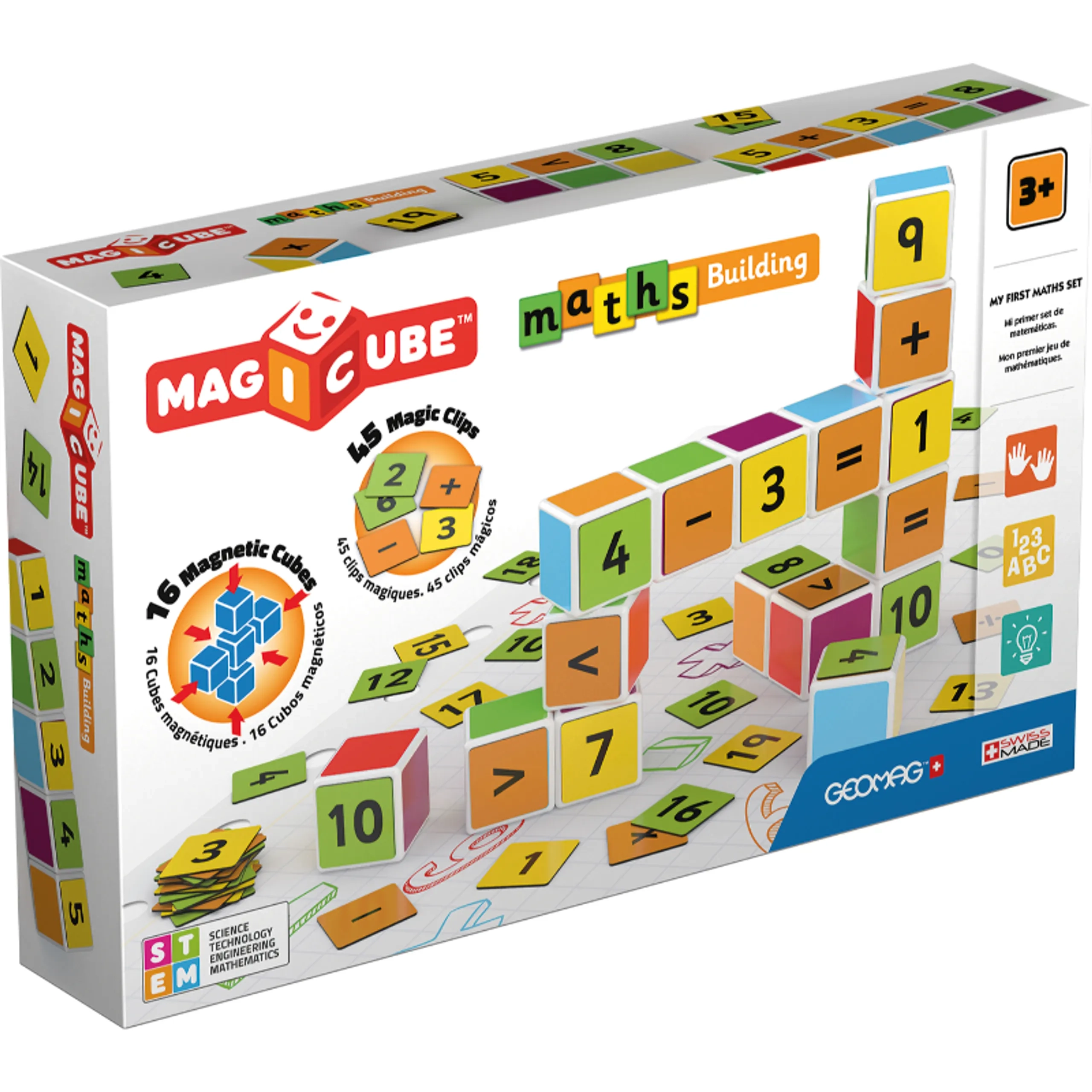 Geomag Magicube Maths Building - 61 pieces