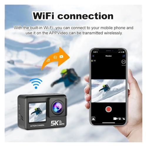 Action Camera - 5K 30FPS 120FPS