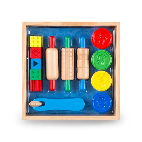 Shape, Mould Clay Activity Set - 4 tubs modelling dough Multicolor