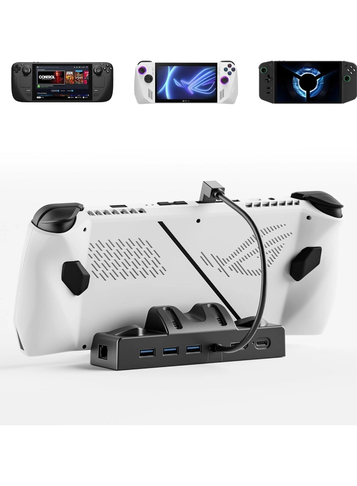 Green Tiger Docking Station - 6-in-1 4K@60Hz Gigabit Ethernet