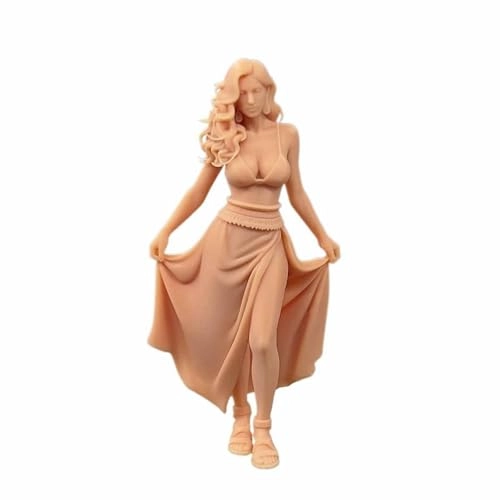 Figurine Trendy Hat Woman - 1/72